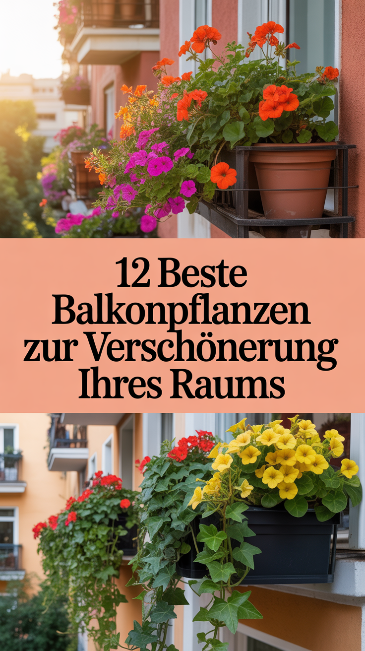 12 beste Balkonpflanzen zur Verschönerung Ihres Raums