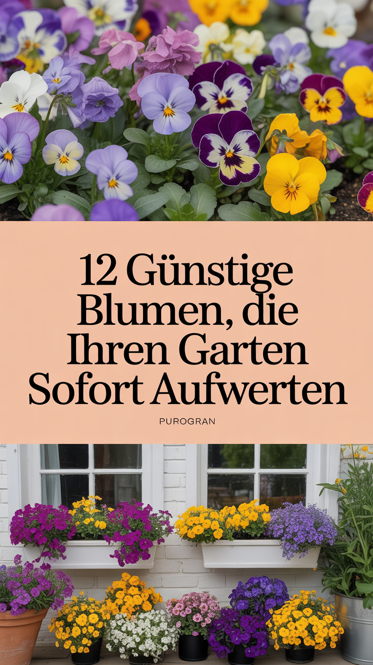 12 günstige Blumen, die Ihren Garten sofort aufwerten