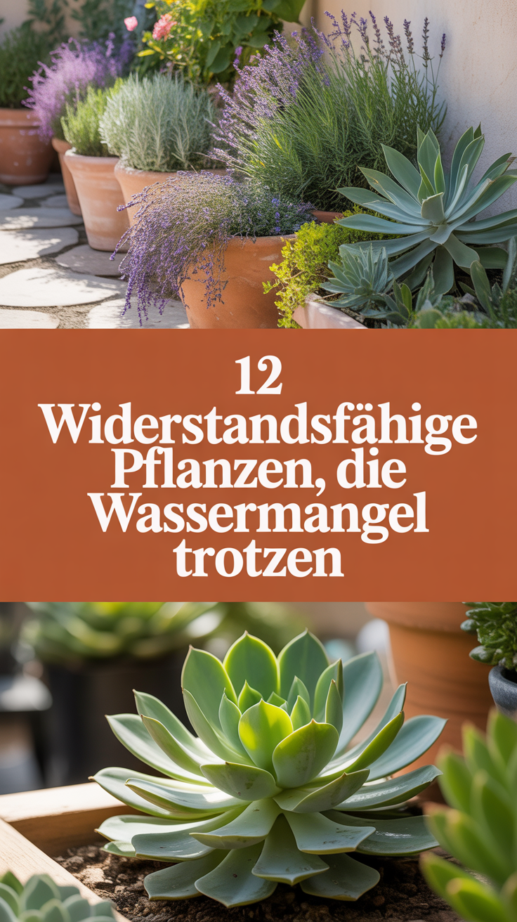 12 widerstandsfähige Pflanzen, die Wassermangel trotzen
