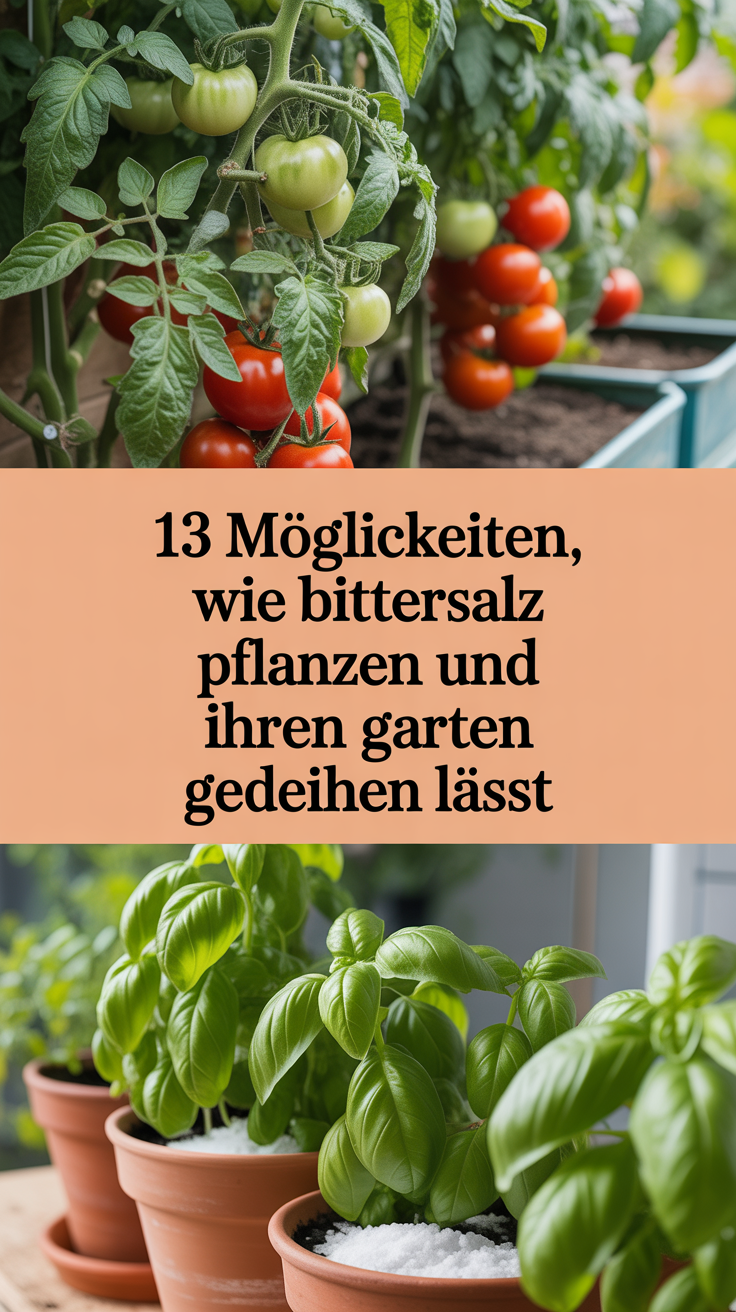 13 Möglichkeiten, wie Bittersalz Pflanzen und Ihren Garten gedeihen lässt