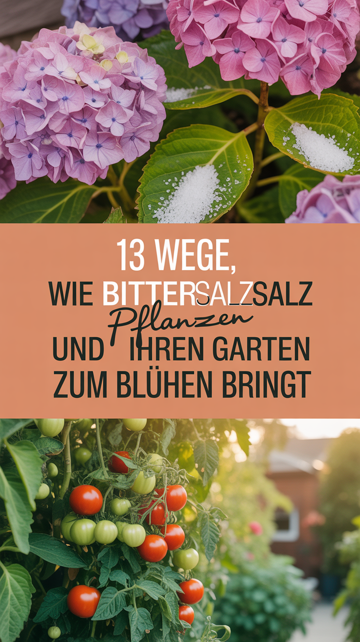 13 Wege, wie Bittersalz Pflanzen und Ihren Garten zum Blühen bringt