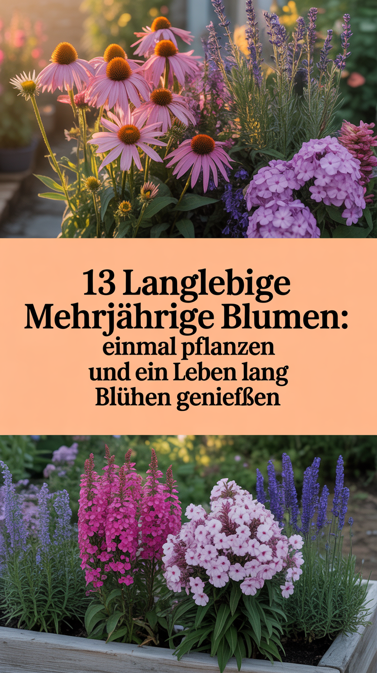 13 langlebige mehrjährige Blumen: Einmal pflanzen und ein Leben lang blühen genießen