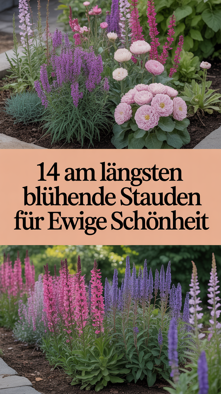14 am längsten blühende Stauden für ewige Schönheit