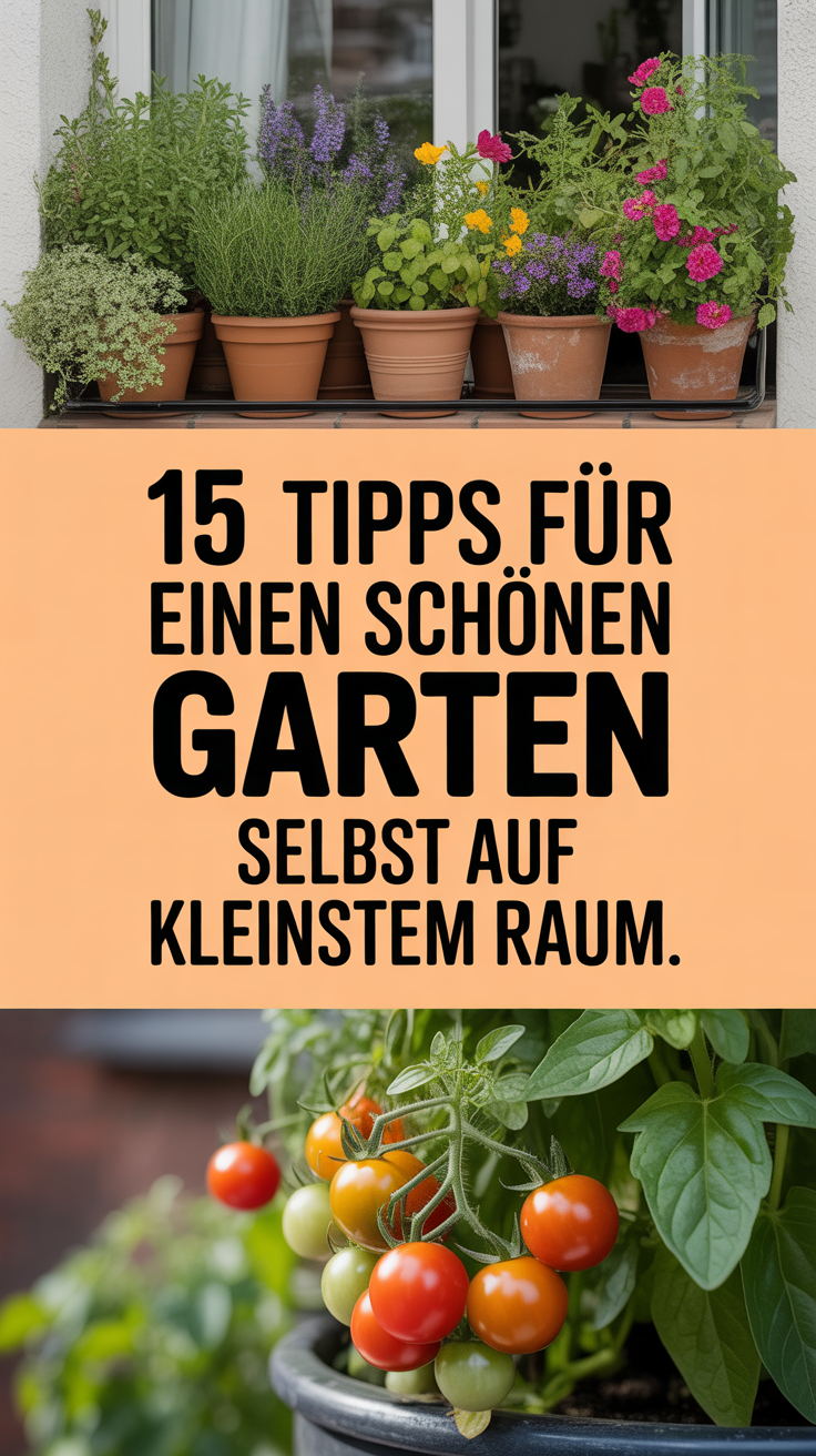 15 Tipps für einen schönen Garten selbst auf kleinstem Raum