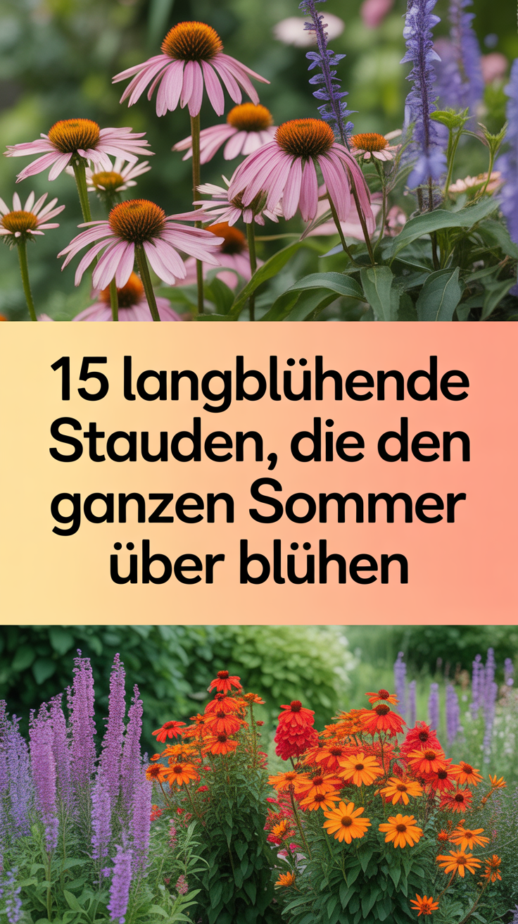 15 langblühende Stauden, die den ganzen Sommer über blühen