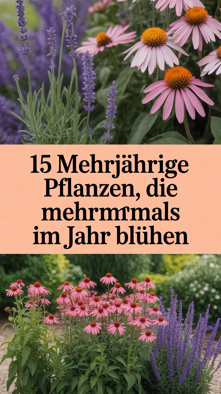 15 mehrjährige Pflanzen, die mehrmals im Jahr blühen