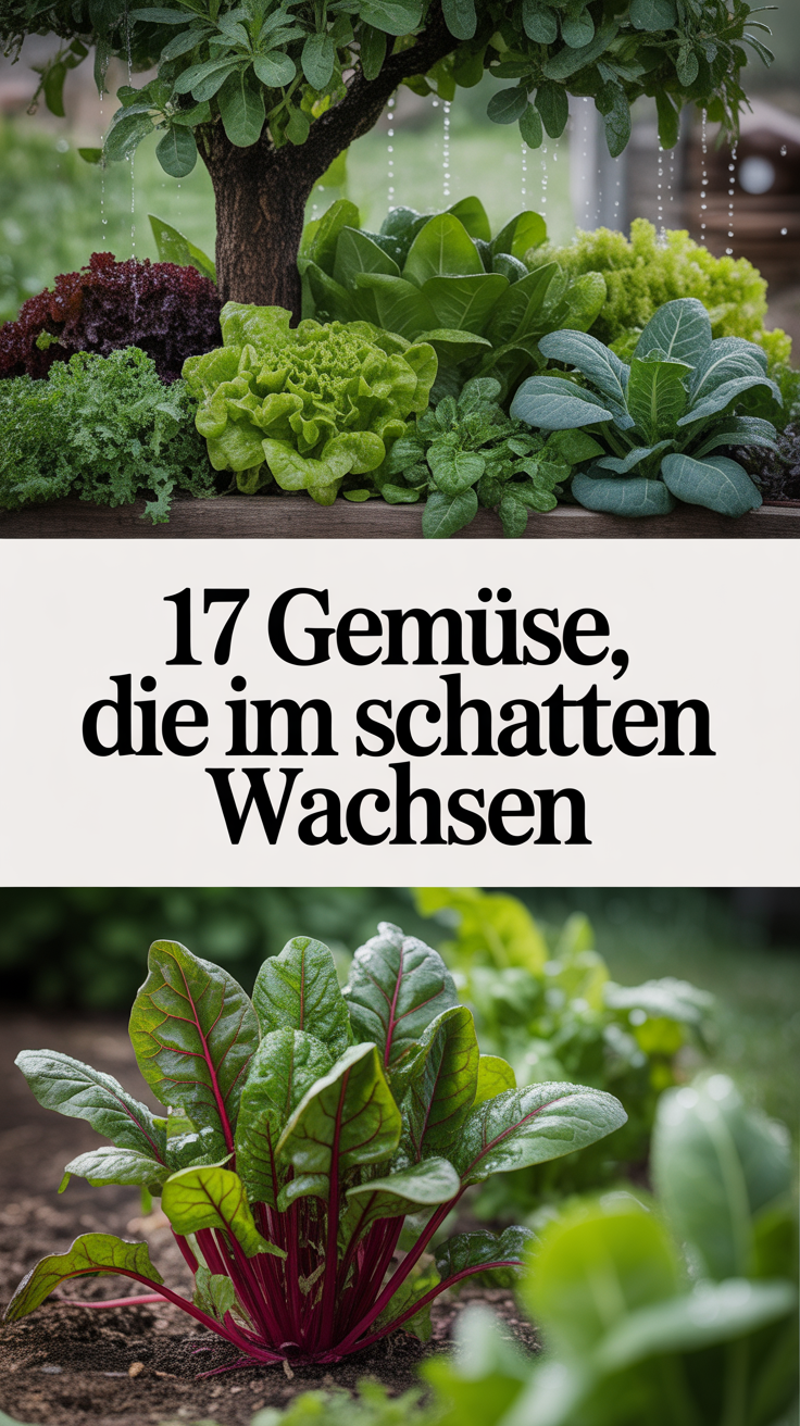 17 Gemüse, die im Schatten wachsen
