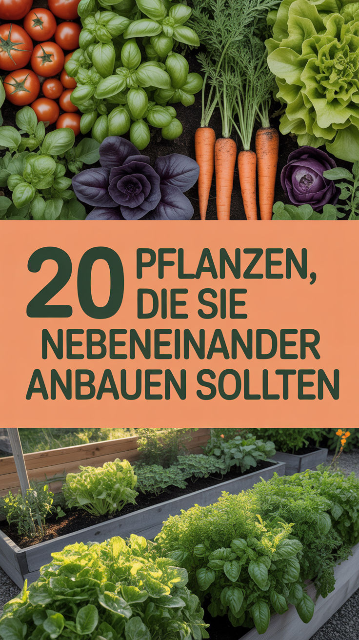 20 Pflanzen, die Sie nebeneinander anbauen sollten