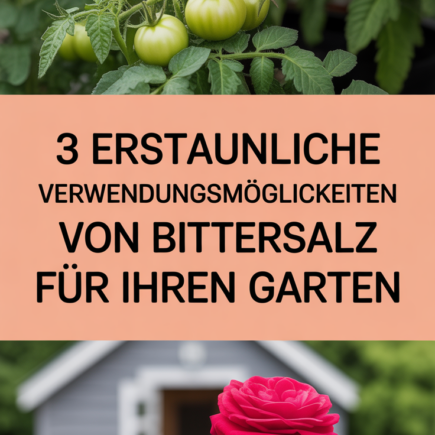 3 erstaunliche Verwendungsmöglichkeiten von Bittersalz für Ihren Garten