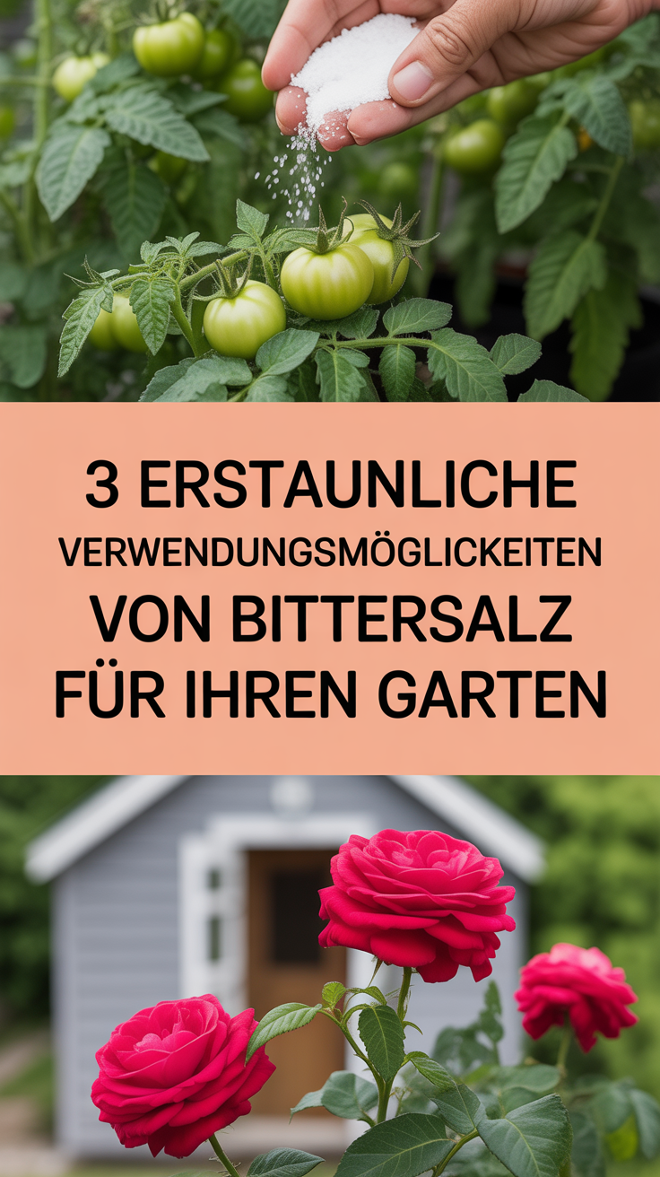 3 erstaunliche Verwendungsmöglichkeiten von Bittersalz für Ihren Garten