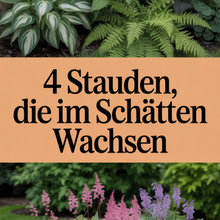 4 Stauden, die im Schatten wachsen