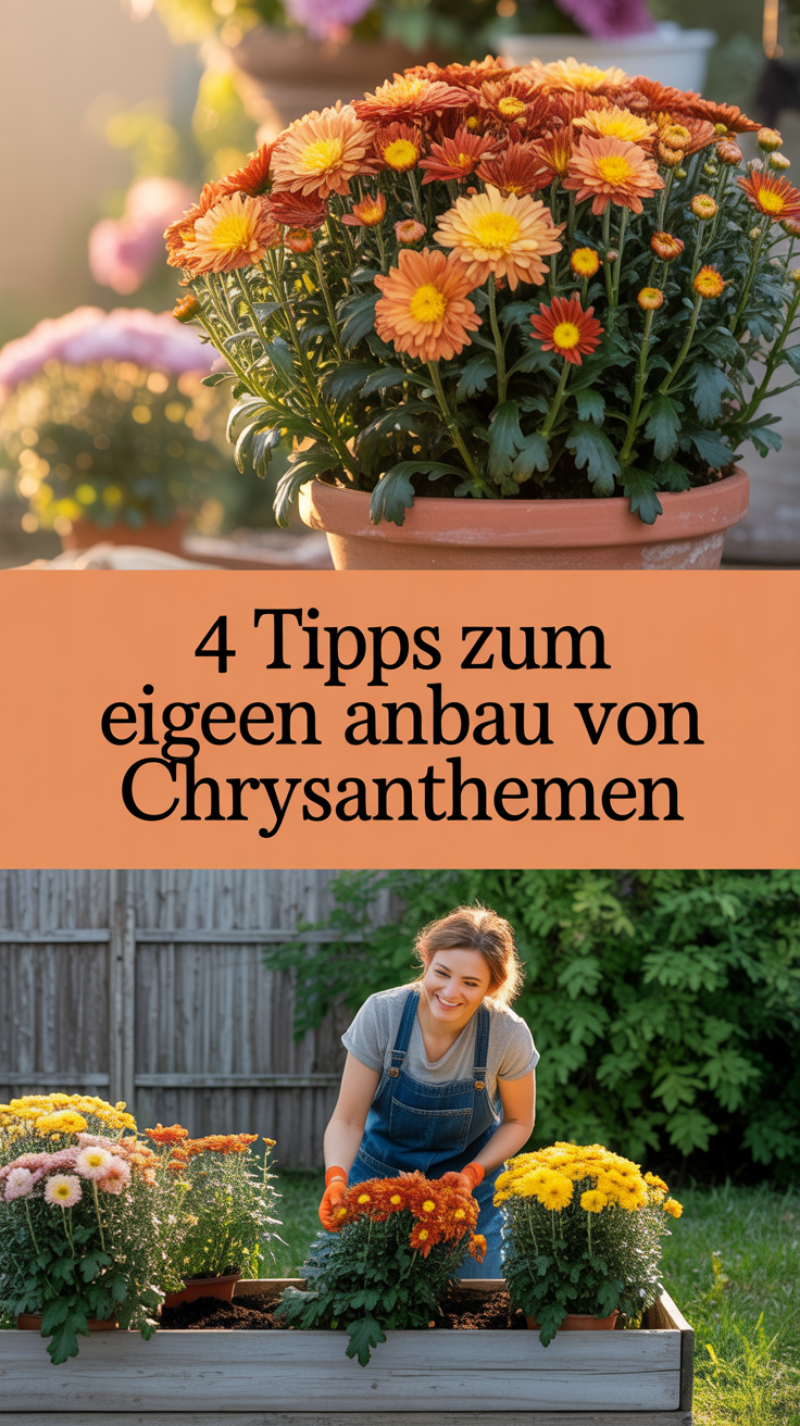 4 Tipps zum eigenen Anbau von Chrysanthemen