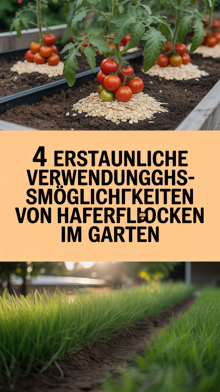 4 erstaunliche Verwendungsmöglichkeiten von Haferflocken im Garten