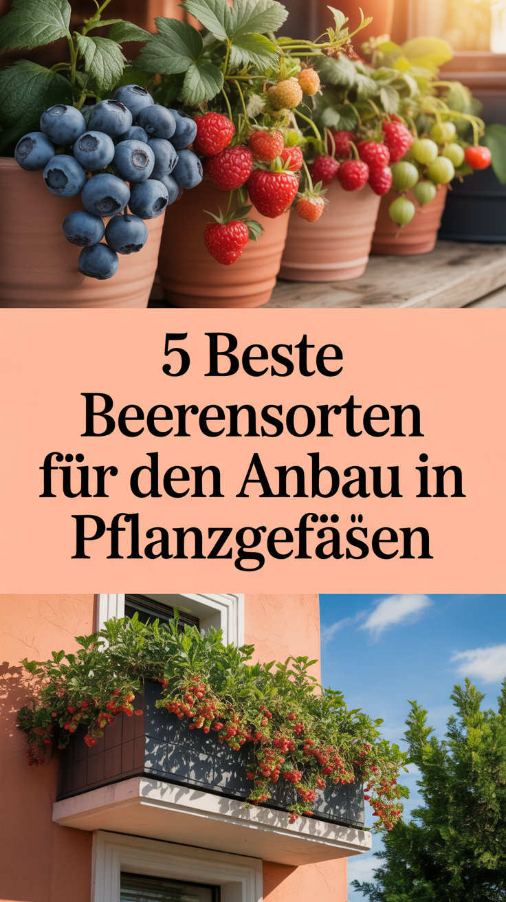5 Beste Beerensorten für den Anbau in Pflanzgefäßen