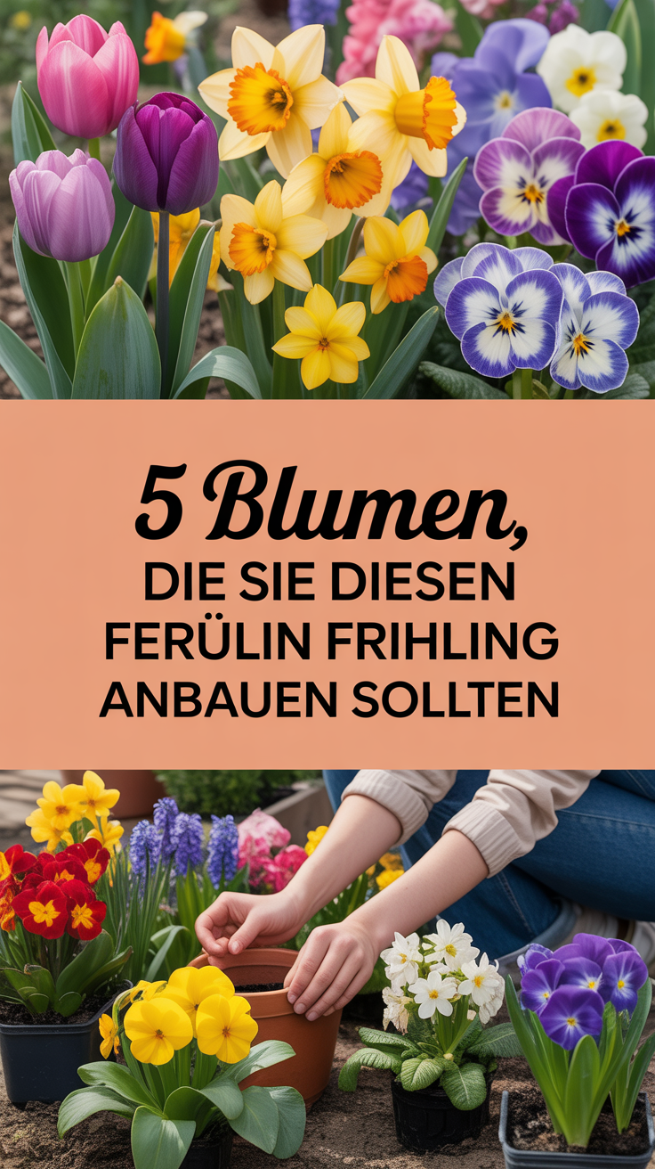 5 Blumen, die Sie diesen Frühling anbauen sollten