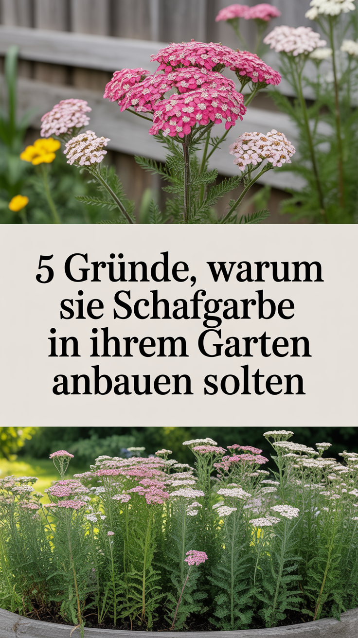 5 Gründe, warum Sie Schafgarbe in Ihrem Garten anbauen sollten