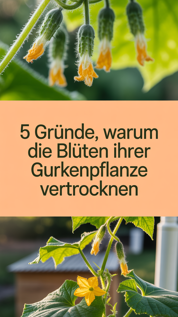 5 Gründe, warum die Blüten Ihrer Gurkenpflanze vertrocknen