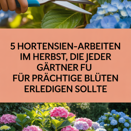 5 Hortensien-Arbeiten im Herbst, die jeder Gärtner für prächtige Blüten erledigen sollte
