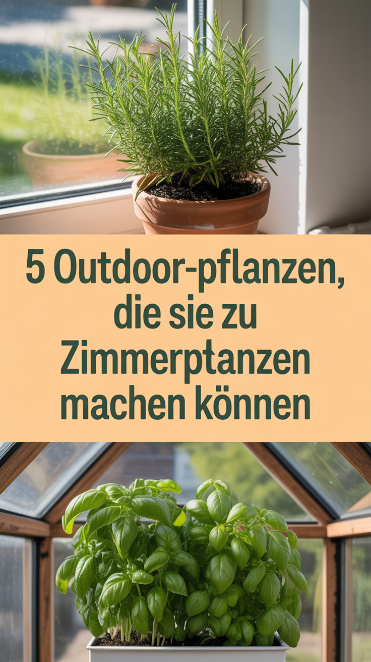 5 Outdoor-Pflanzen, die Sie zu Zimmerpflanzen machen können