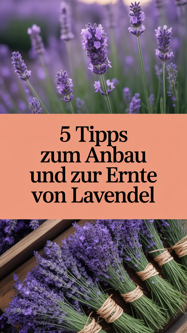 5 Tipps zum Anbau und zur Ernte von Lavendel