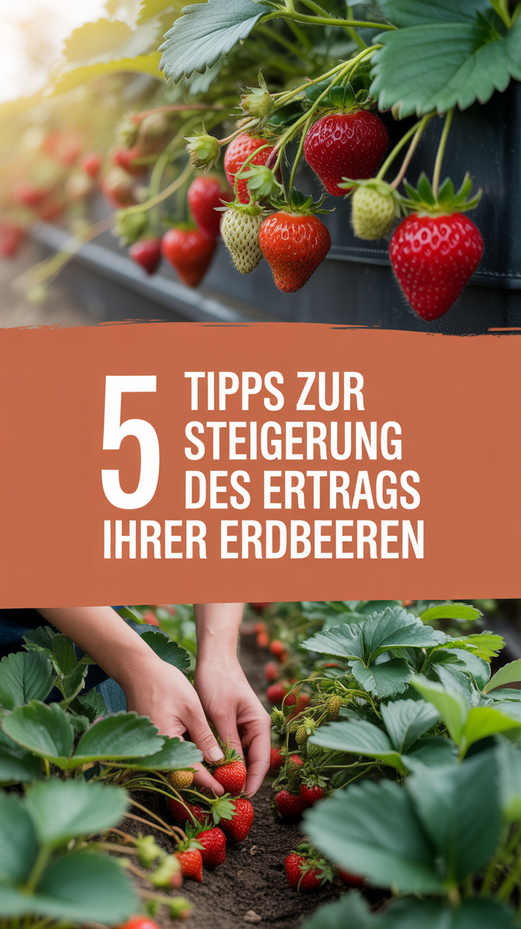 5 Tipps zur Steigerung des Ertrags Ihrer Erdbeeren