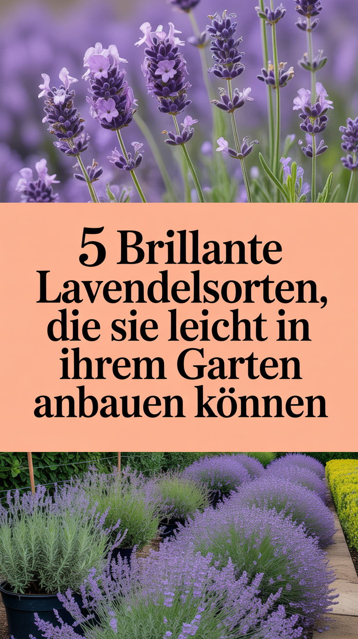 5 brillante Lavendelsorten, die Sie leicht in Ihrem Garten anbauen können
