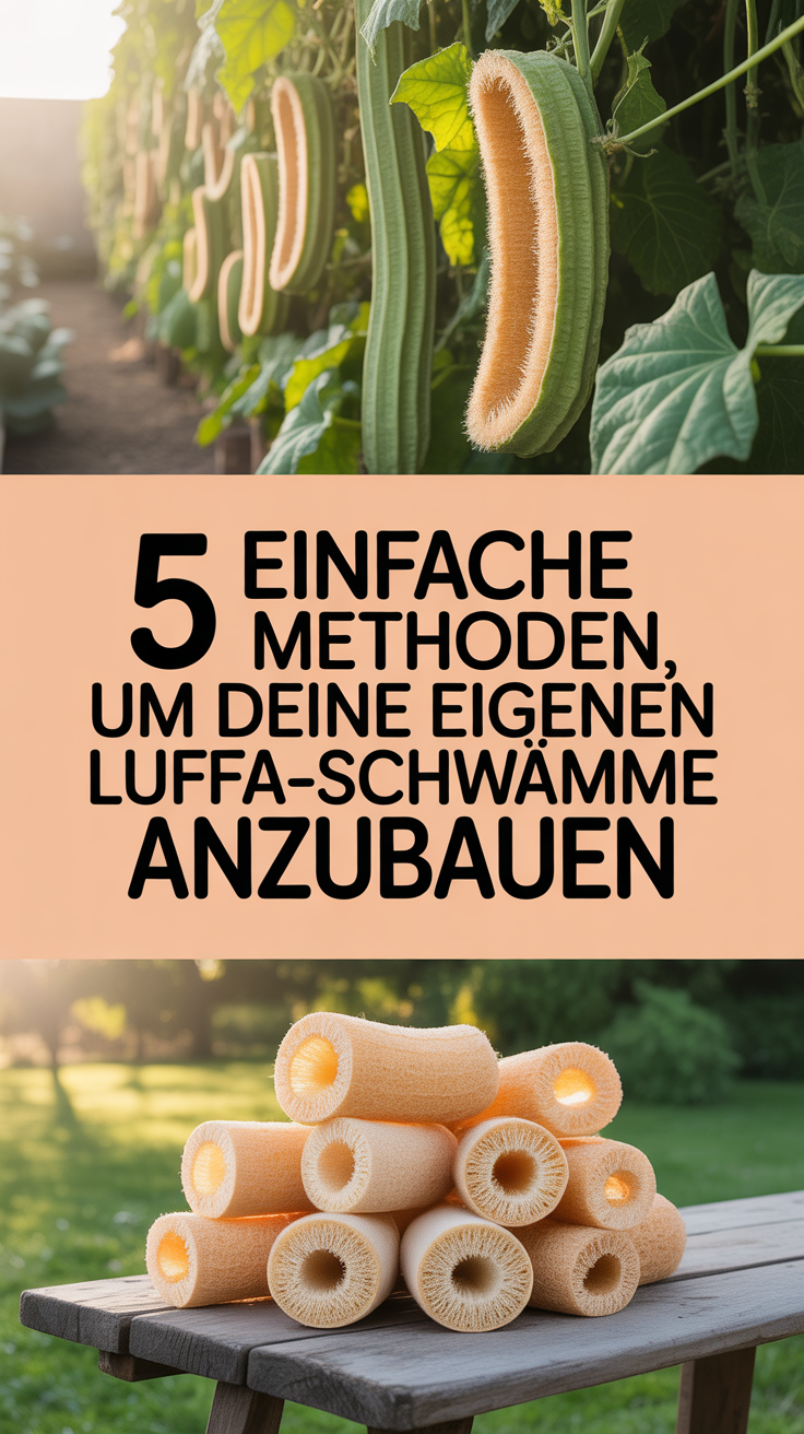 5 einfache Methoden, um deine eigenen Luffa-Schwämme anzubauen