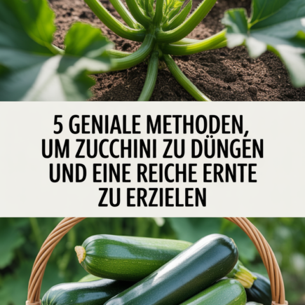 5 geniale Methoden, um Zucchini zu düngen und eine reiche Ernte zu erzielen