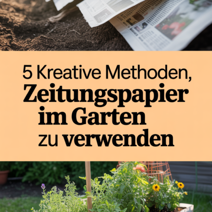 5 kreative Methoden, Zeitungspapier im Garten zu verwenden