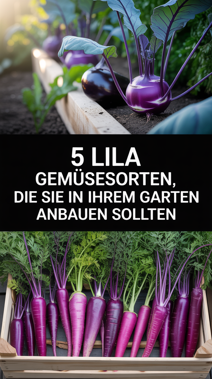 5 lila Gemüsesorten, die Sie in Ihrem Garten anbauen sollten