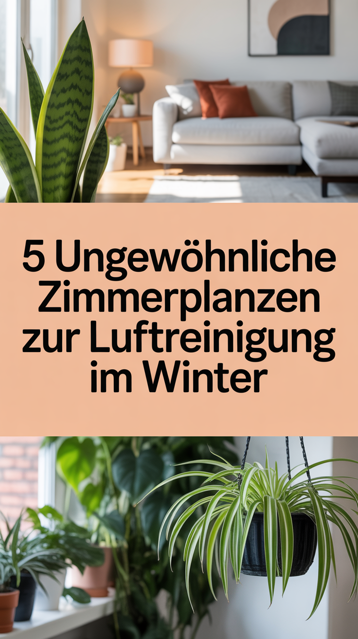 5 ungewöhnliche Zimmerpflanzen zur Luftreinigung im Winter
