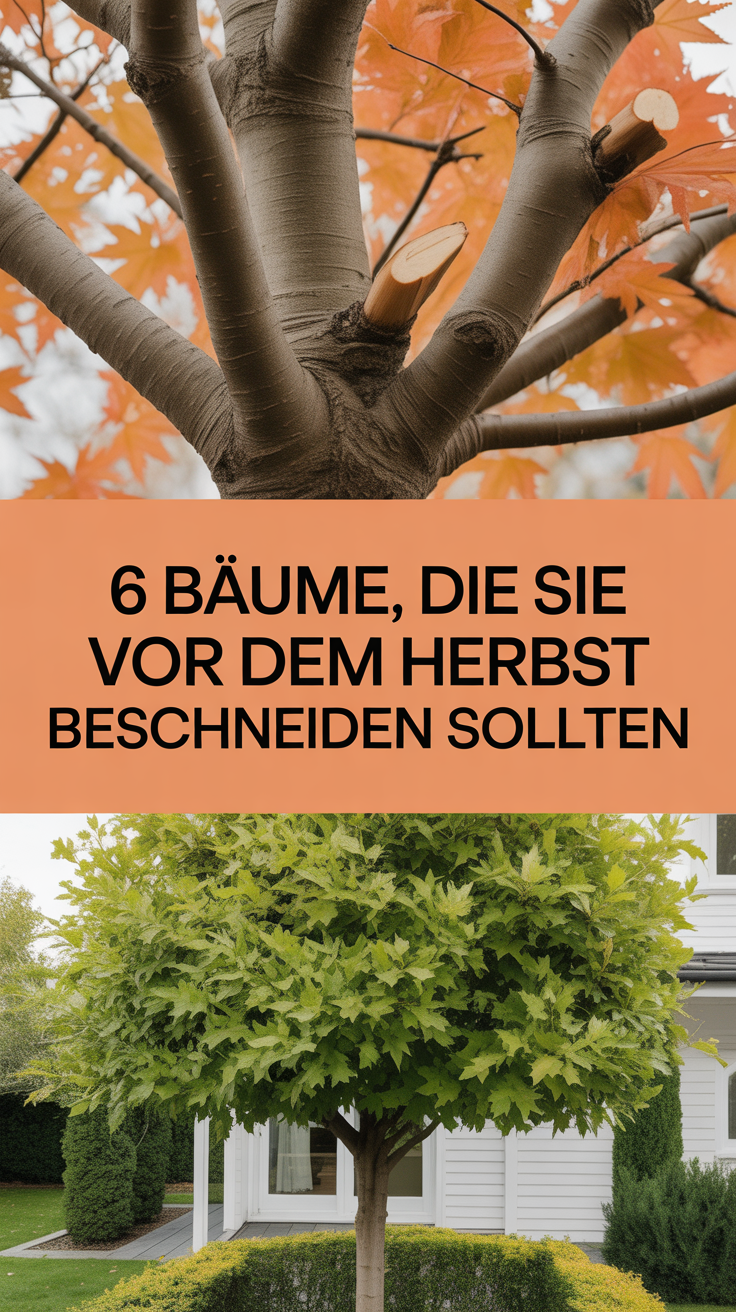6 Bäume, die Sie vor dem Herbst beschneiden sollten