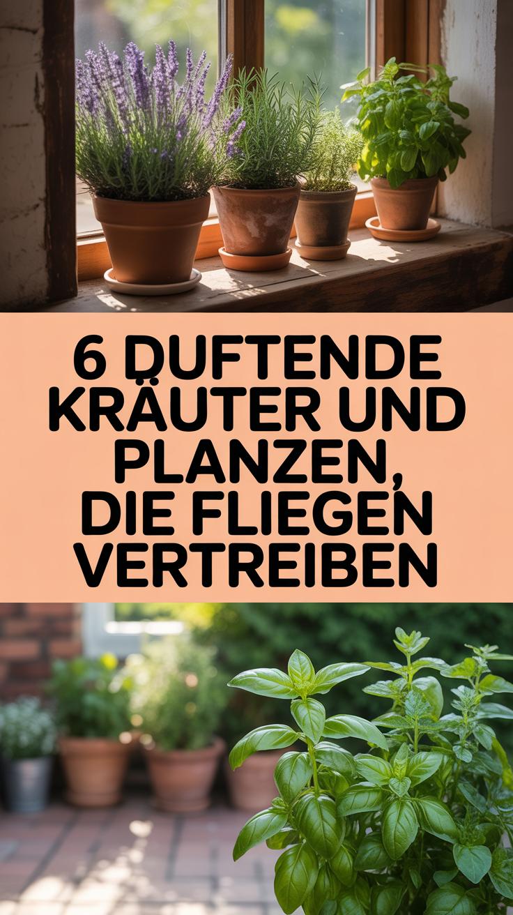 6 Duftende Kräuter und Pflanzen, die Fliegen vertreiben