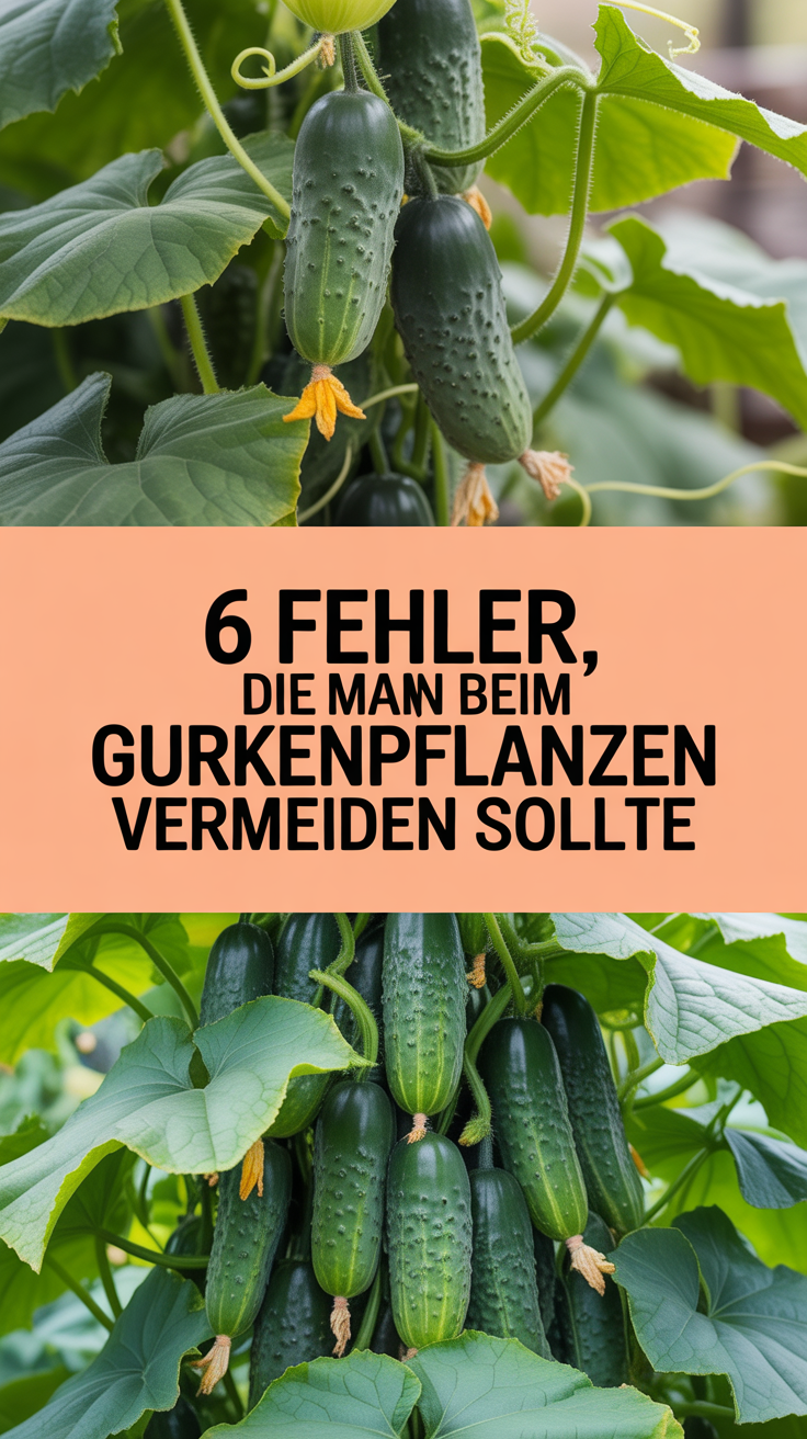 6 Fehler, die man beim Gurkenpflanzen vermeiden sollte