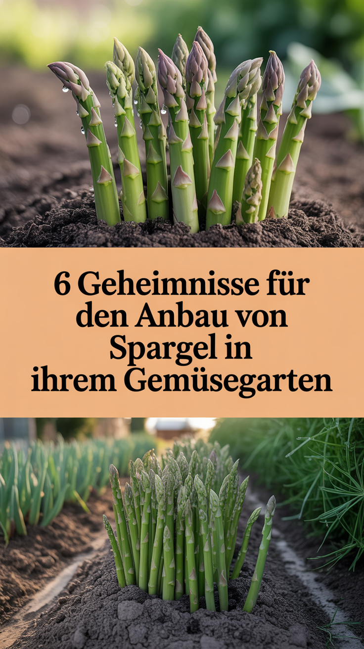 6 Geheimnisse für den Anbau von Spargel in Ihrem Gemüsegarten