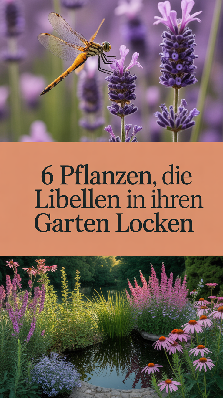 6 Pflanzen, die Libellen in Ihren Garten locken