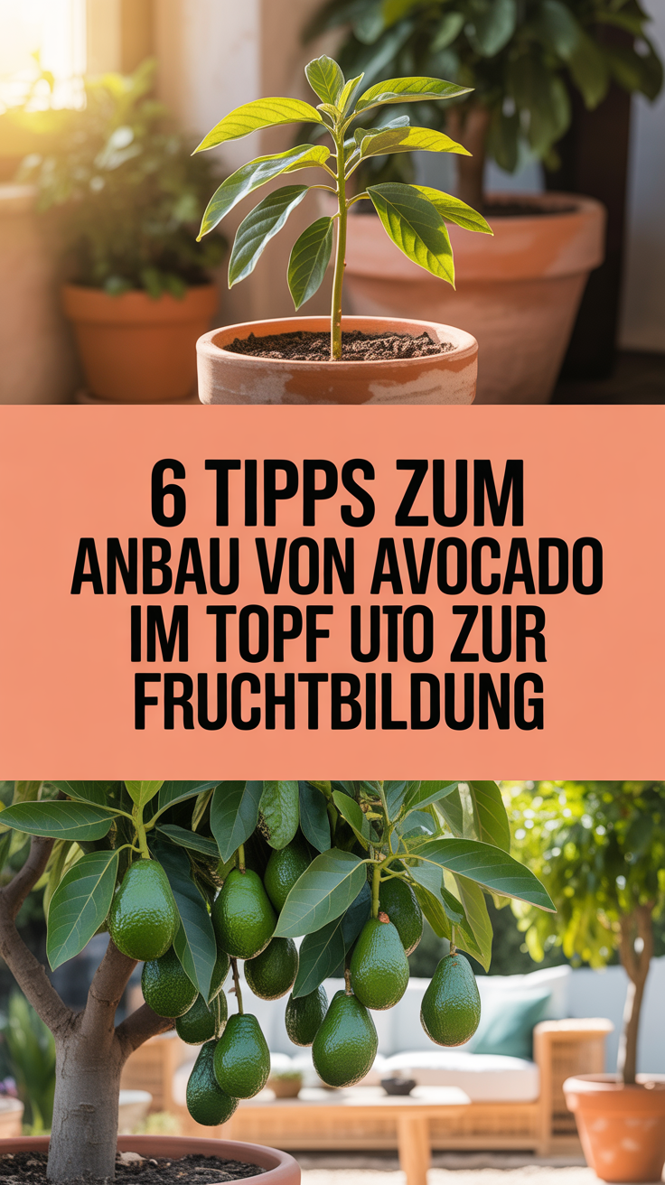6 Tipps zum Anbau von Avocado im Topf und zur Fruchtbildung