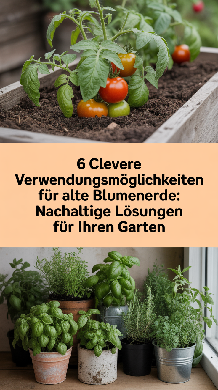 6 clevere Verwendungsmöglichkeiten für alte Blumenerde: Nachhaltige Lösungen für Ihren Garten