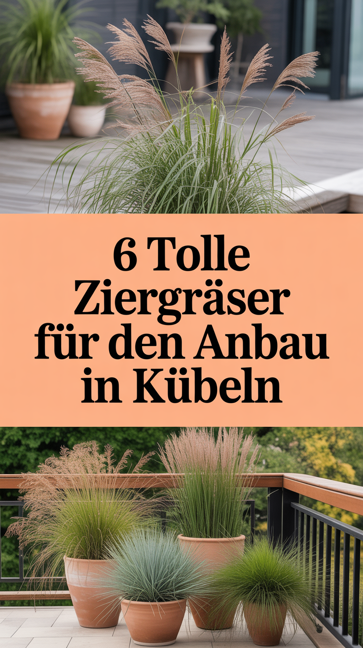 6 tolle Ziergräser für den Anbau in Kübeln