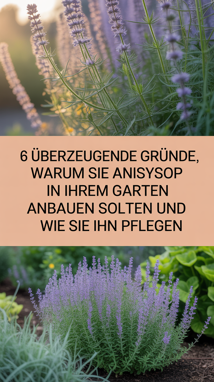 6 überzeugende Gründe, warum Sie Anisysop in Ihrem Garten anbauen sollten und wie Sie ihn pflegen