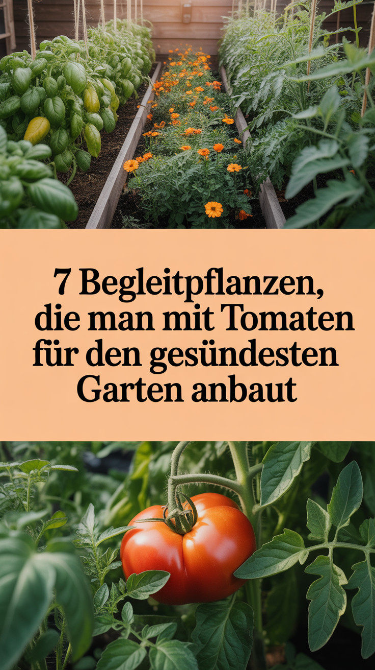 7 Begleitpflanzen, die man mit Tomaten für den gesündesten Garten anbaut