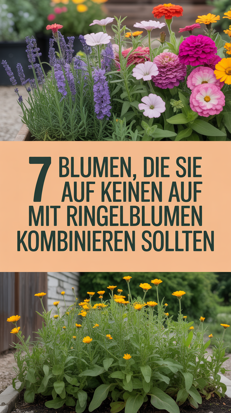 7 Blumen, die Sie auf keinen Fall mit Ringelblumen kombinieren sollten