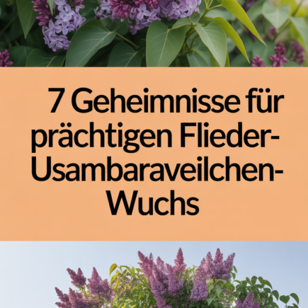7 Geheimnisse für prächtigen Flieder-Usambaraveilchen-Wuchs