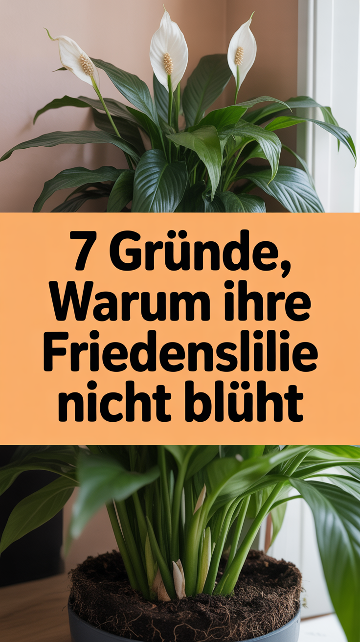 7 Gründe, warum Ihre Friedenslilie nicht blüht