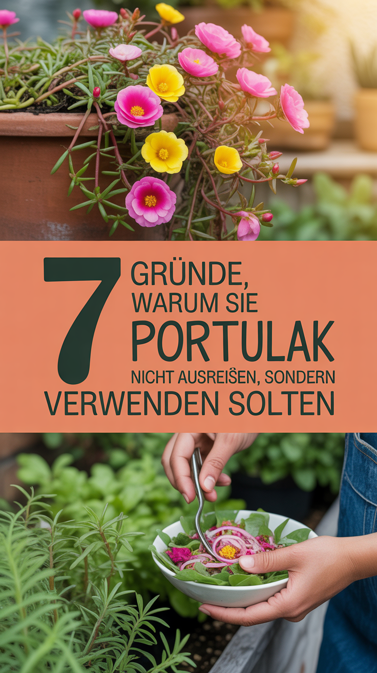 7 Gründe, warum Sie Portulak nicht ausreißen, sondern verwenden sollten