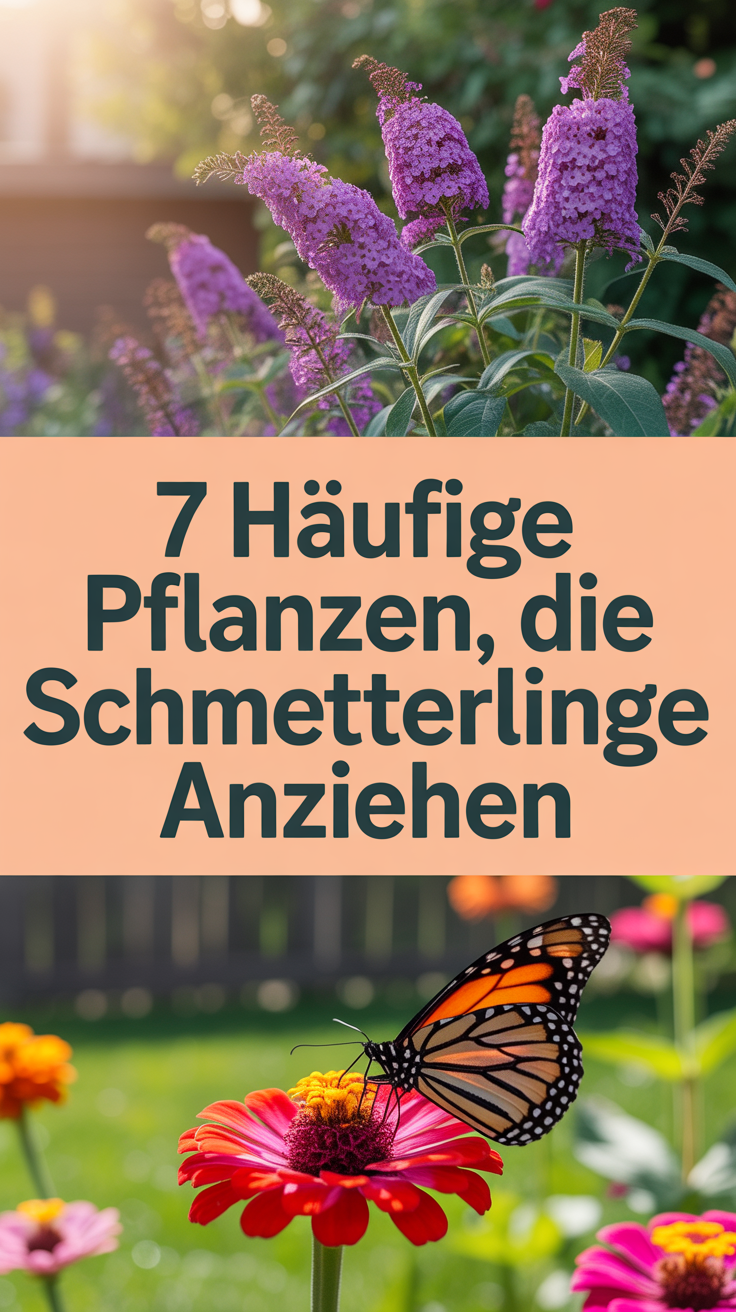 7 Häufige Pflanzen, die Schmetterlinge anziehen