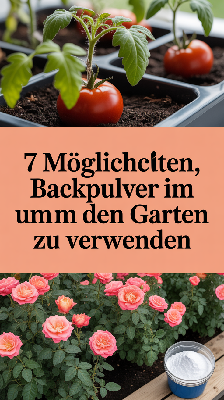 7 Möglichkeiten, Backpulver im und um den Garten zu verwenden