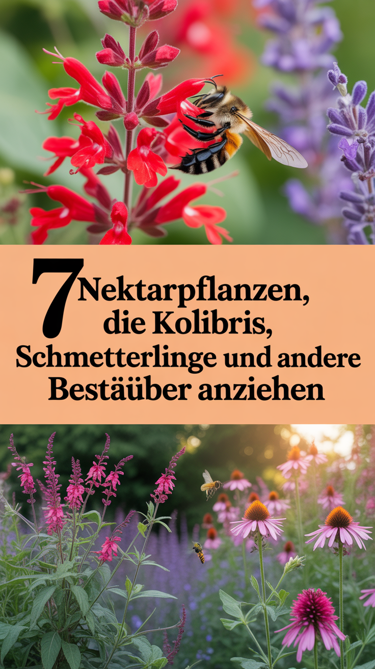 7 Nektarpflanzen, die Kolibris, Schmetterlinge und andere Bestäuber anziehen