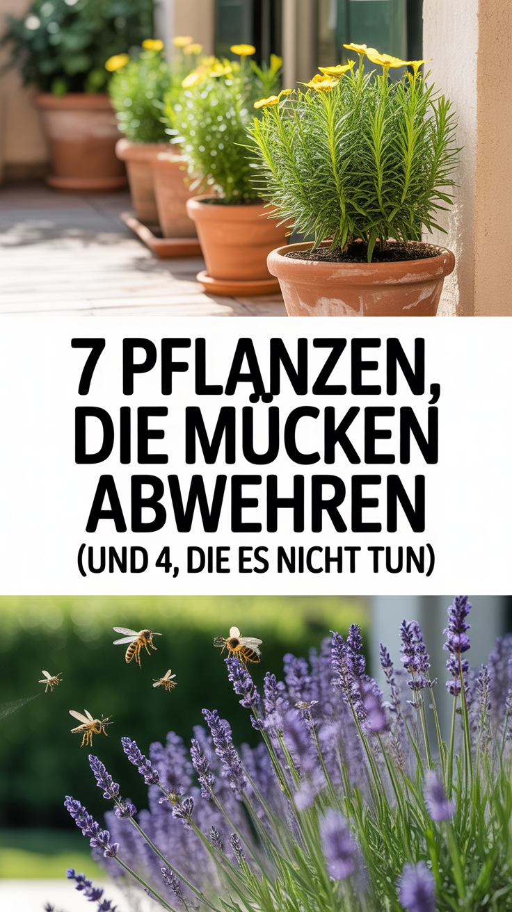 7 Pflanzen, die Mücken abwehren (und 4, die es nicht tun)