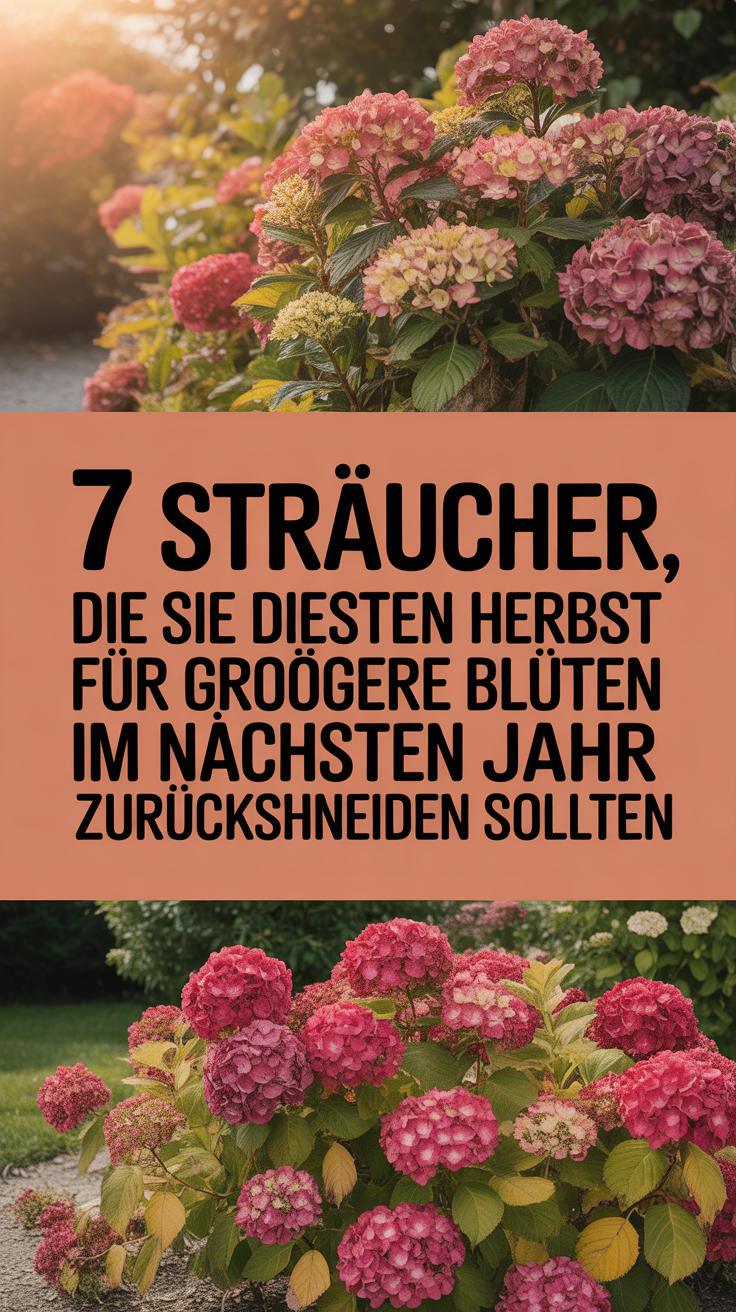 7 Sträucher, die Sie diesen Herbst für größere Blüten im nächsten Jahr zurückschneiden sollten